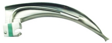 L3-150F:  Green Spec. Reusable Professional Macintosh Fiber Optic Laryngoscope Blade, Size: 0,1,2,3,4,5